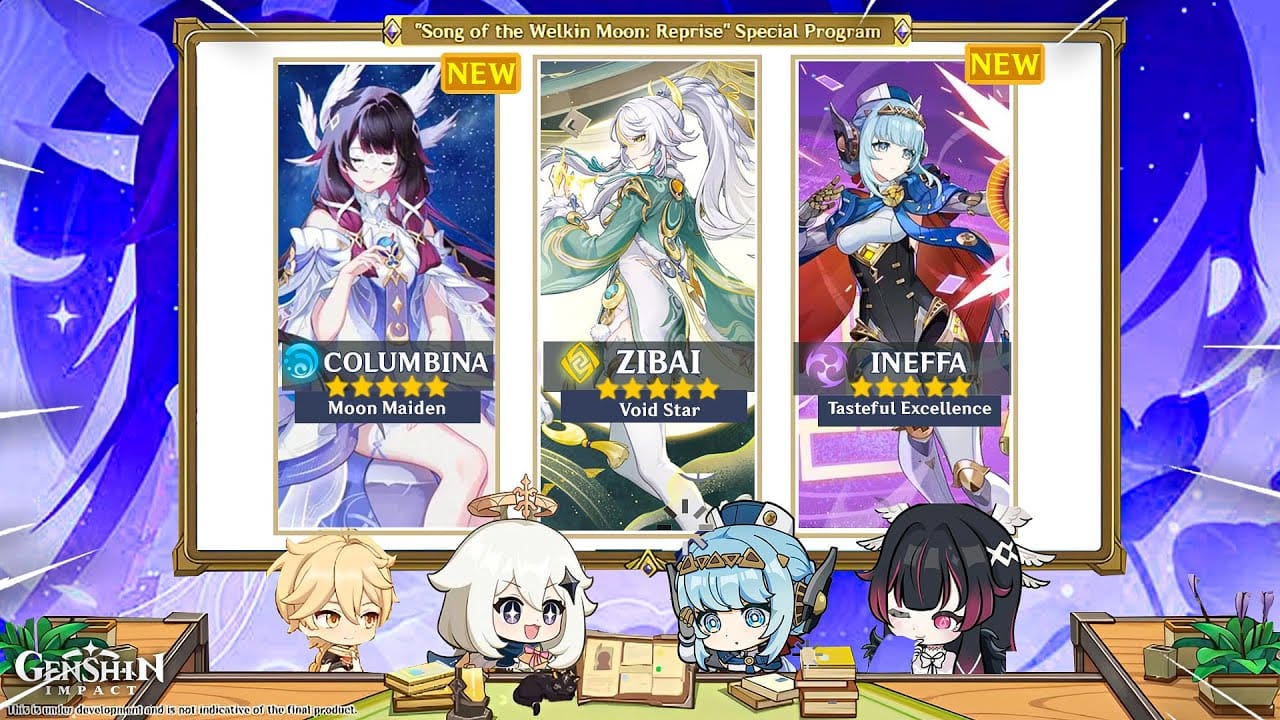 Écran de récompenses des codes du programme spécial de Genshin Impact