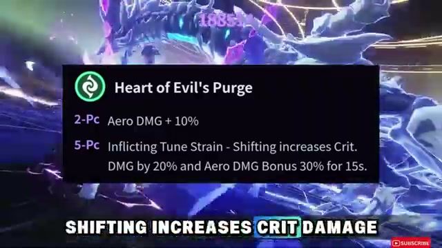 Bonus set Echo terbaik Qingxiao Heart of Evil's Purge Tune Strain