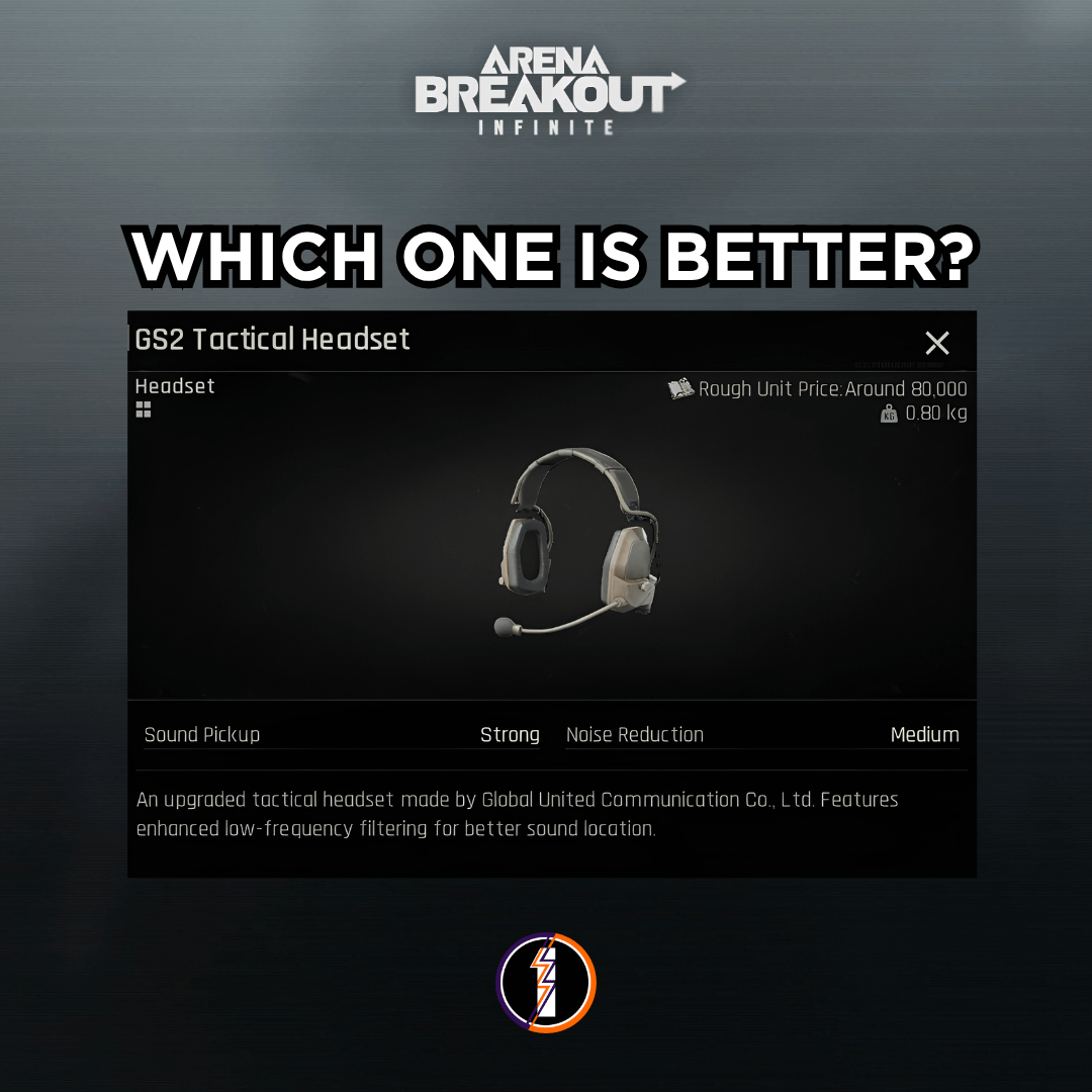 Slot wyposażenia słuchawek taktycznych w Arena Breakout Infinite ze słuchawkami Commander