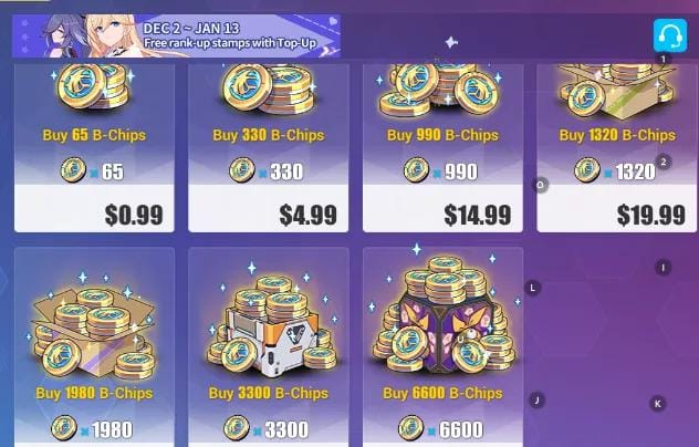 Fehlercode-Fehlersuchanleitung für fehlgeschlagene Honkai Impact 3 Google Play Aufladungen