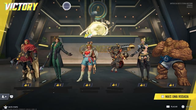 Goldener Balken für die Verlängerung in Marvel Rivals bei umkämpftem Ziel