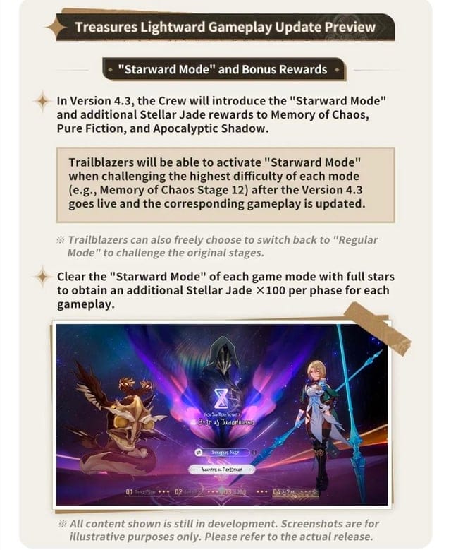 Honkai: Star Rail Memory of Chaos full clear rewards screen