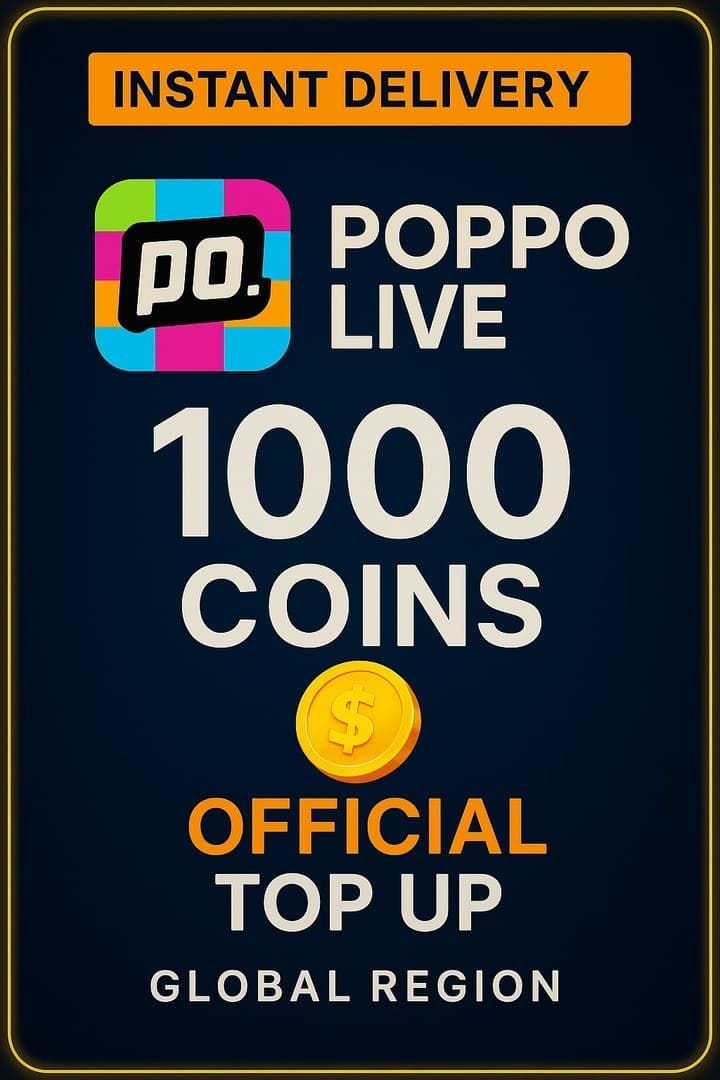 Vizual comparativ al setărilor de regiune pentru reîncărcarea Poppo Live Coins pe Apple App Store și Google Play