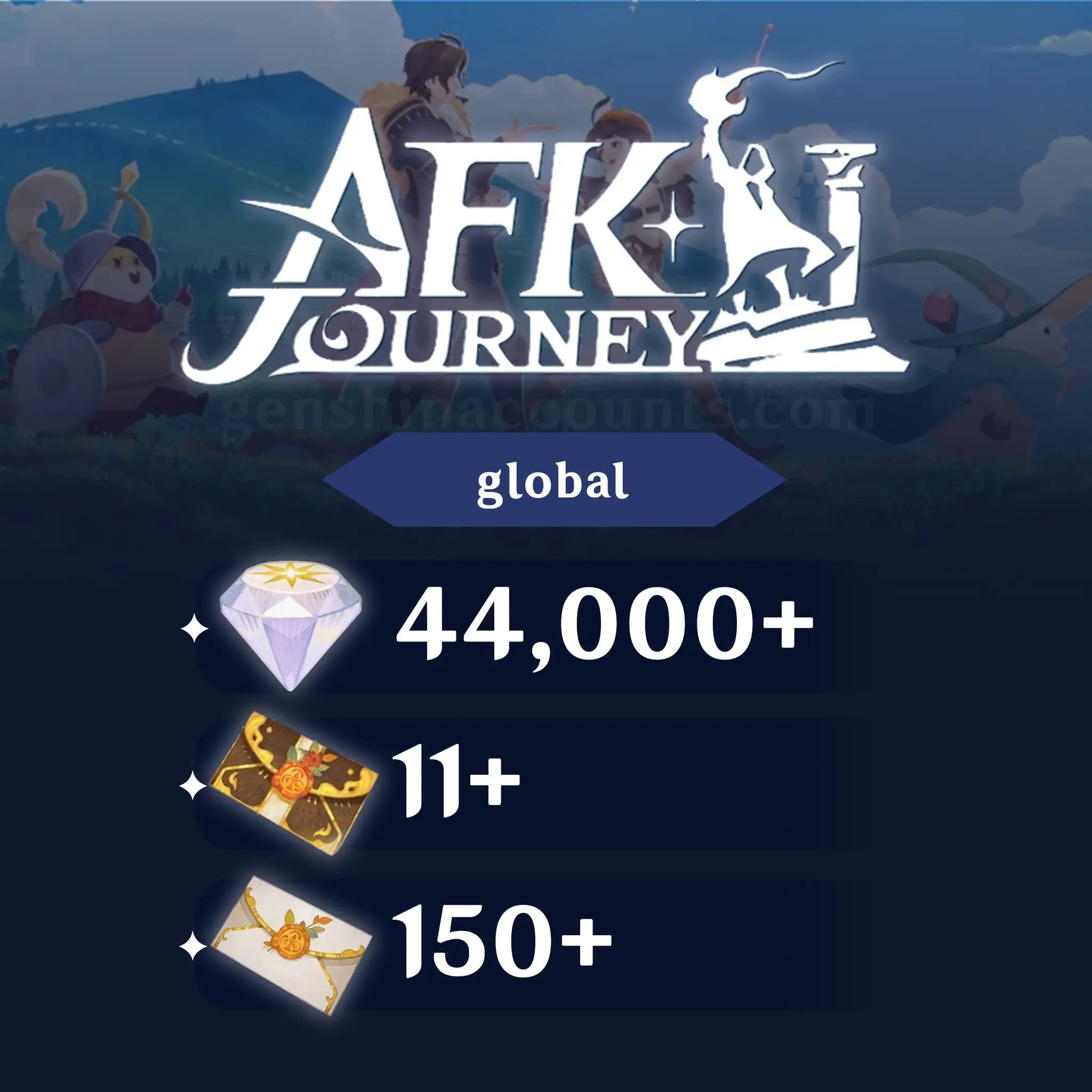 AFK Journey banner pulls using converted Diamonds