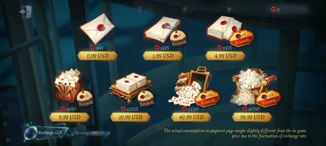 Imagen de guía que muestra los requisitos de recarga segura de Echoes en Identity V, como solo UID y servidor, en comparación con solicitudes inseguras de detalles de inicio de sesión de cuenta.