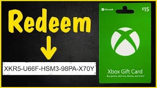 Resgate de cartão-presente Xbox para o saldo da conta Microsoft