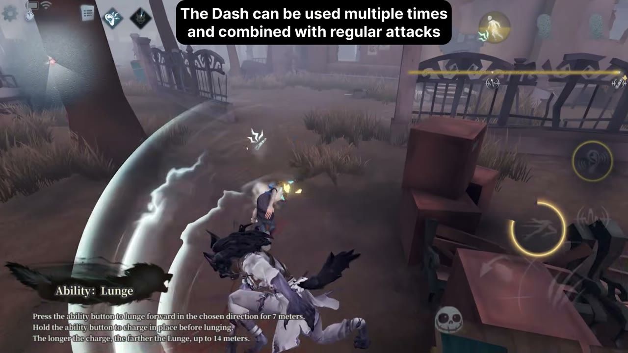 Identity V Herztier Lunge dash skill