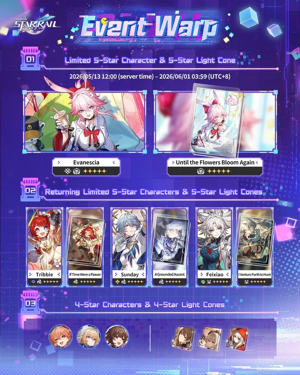 Honkai Star Rail Character Event Warp pull interface