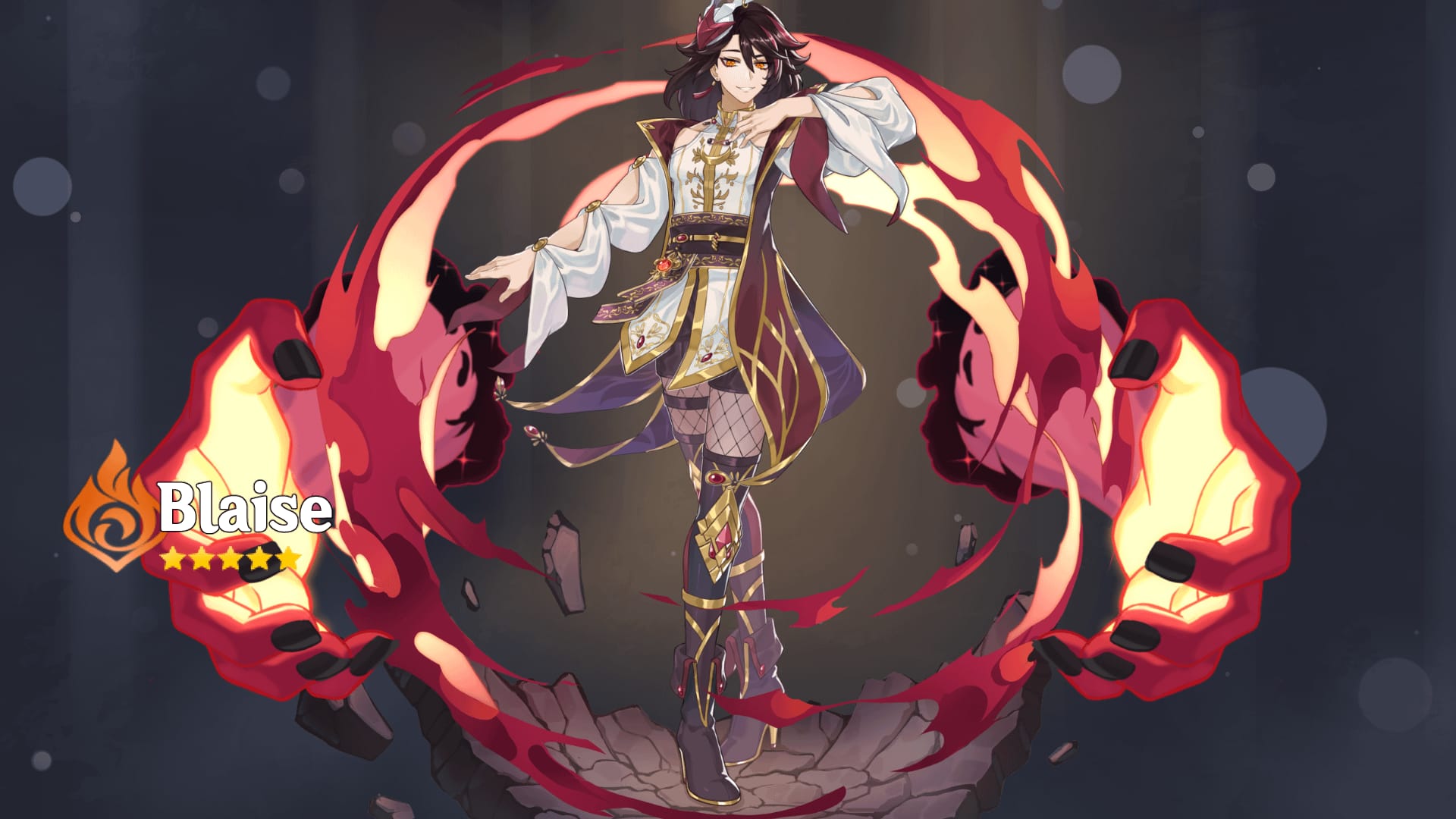 Genshin Impact equipment for Pyro Catalyst character
