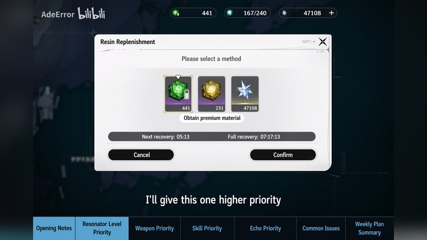 Stamina priority for new accounts