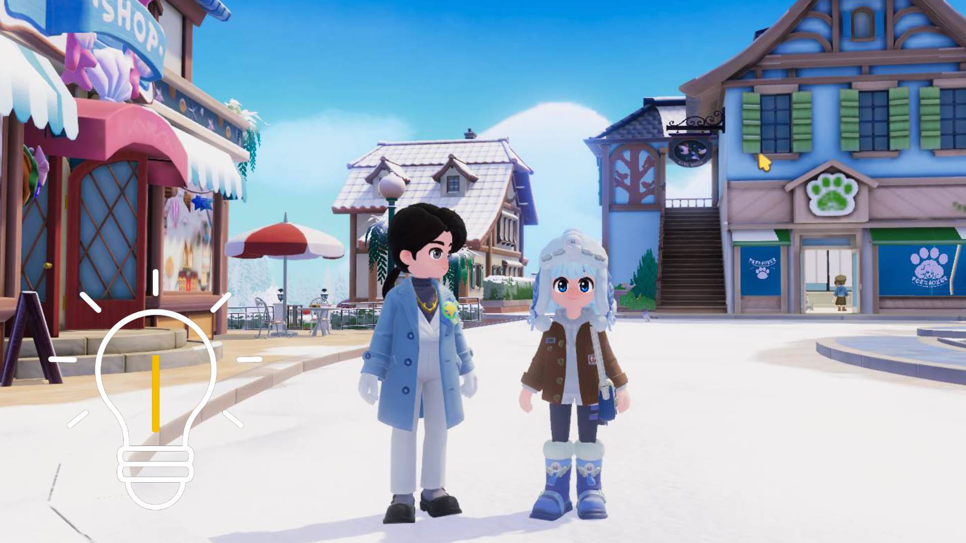 Captura de pantalla de Heartopia de juego cooperativo con amigos