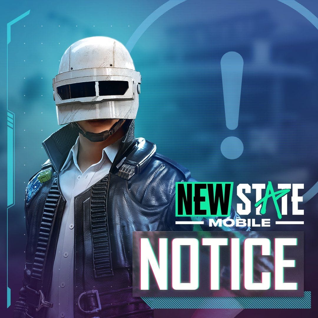 PUBG: New State server maintenance announcement screenshot