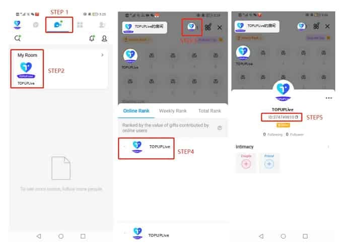 Google Play account region and network settings for imo Diamonds recharge