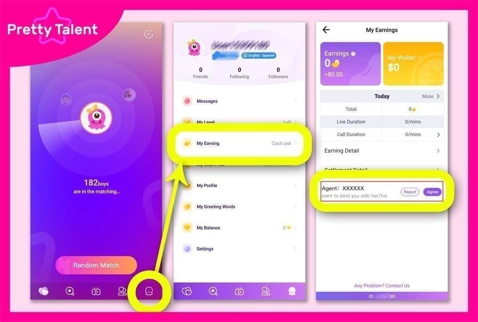Contoh bukti dukungan Chamet yang menunjukkan tanda terima, ID pesanan, ID pengguna, versi aplikasi, dan status VIP kedaluwarsa untuk pemecahan masalah