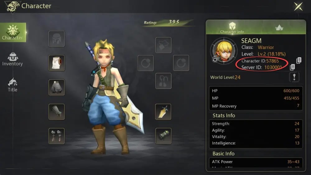 Cara mencari UID Cash Dragon Nest M Classic anda