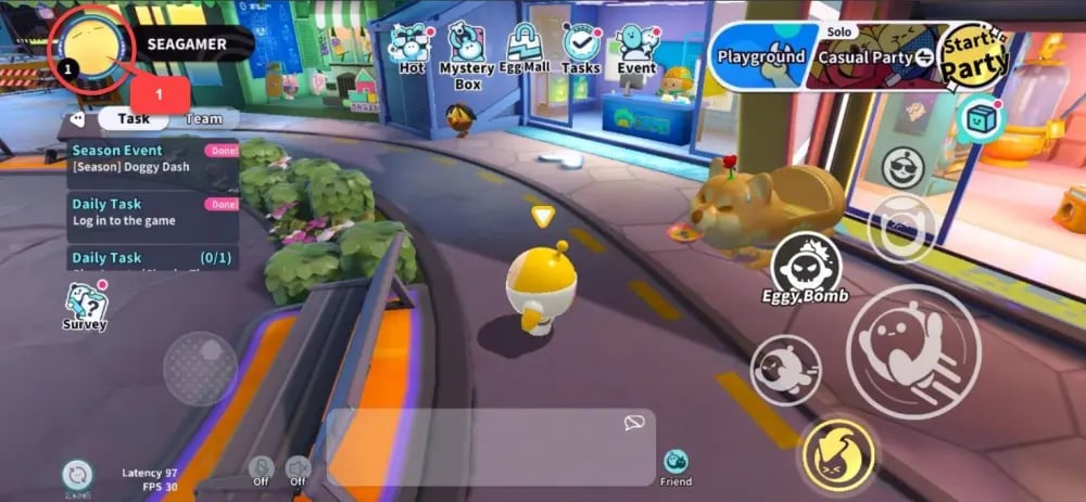 Cómo encontrar tu UID de Eggy Coins en Eggy Party