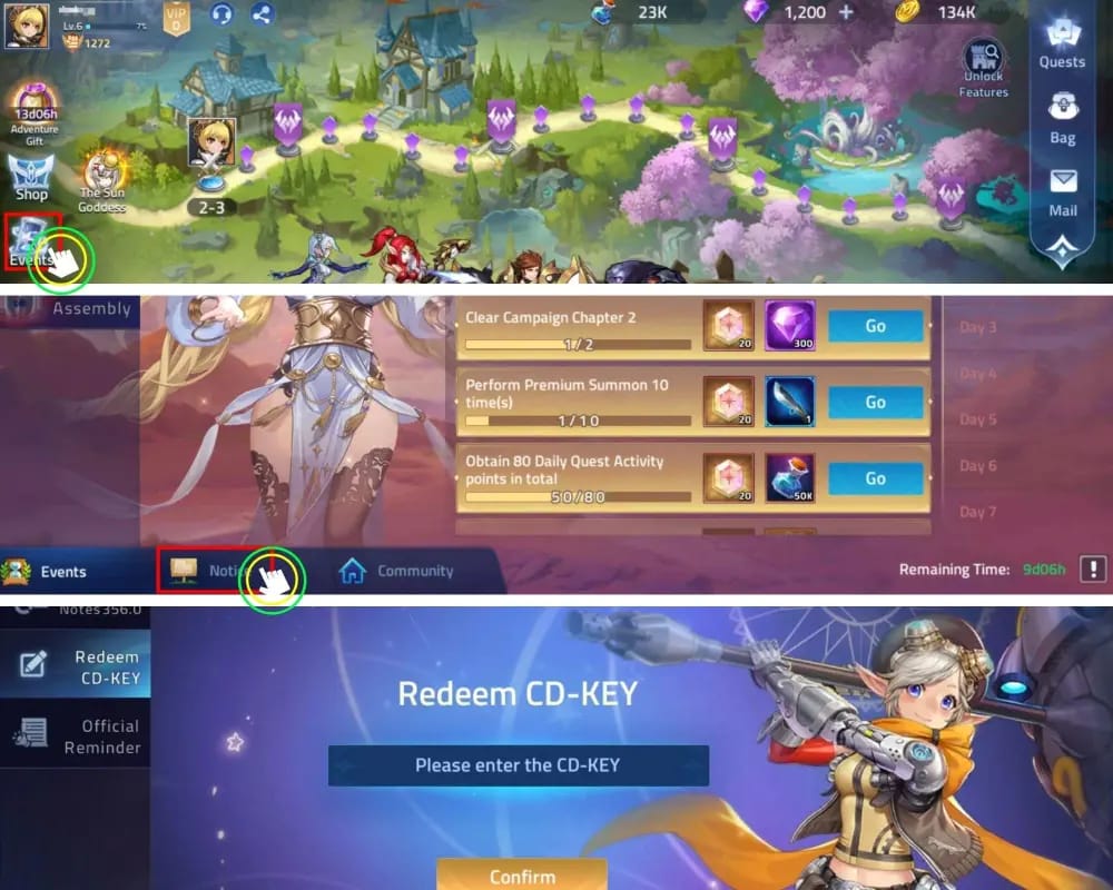 Mobile Legends Adventure betalings- of bestelstatusscherm met verificatie van lopende of voltooide aankoop