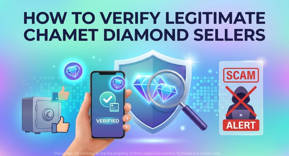 Step-by-step verification guide for Chamet Diamonds gifting