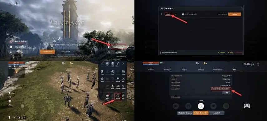 Lineage2M Top Up guide image