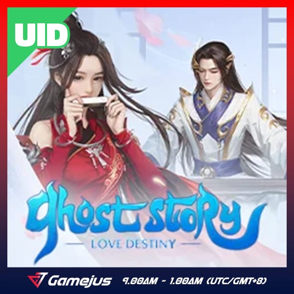 Kontrolní seznam pro dobití Ghost Story: Love Destiny krok za krokem ukazující ověření UID a serveru před platbou