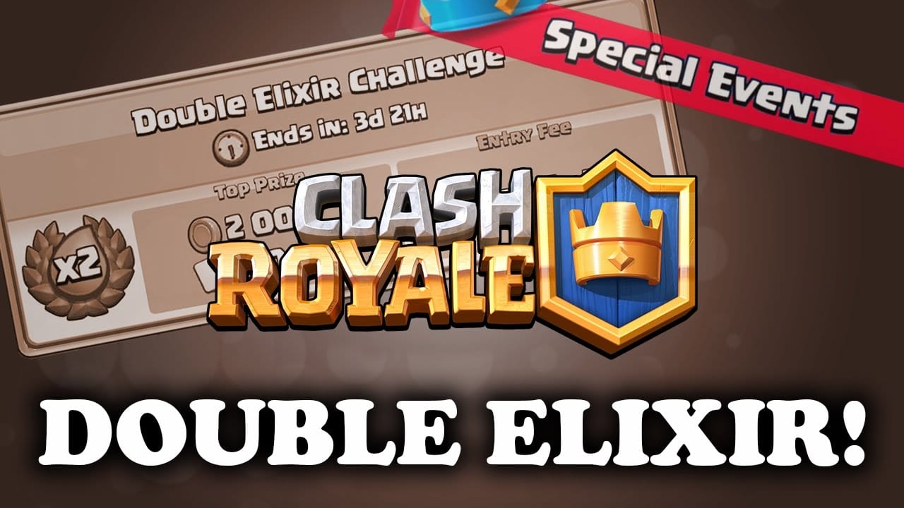 Clash Royale Gems 더블 엘릭서 호그 푸시 스크린샷