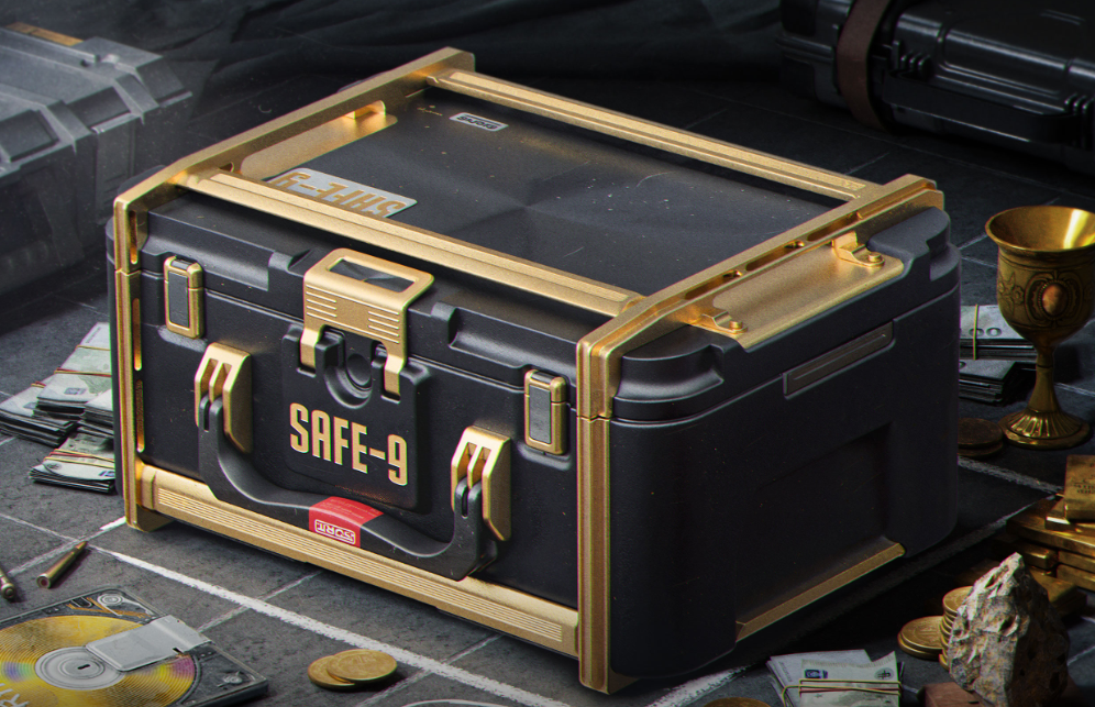 सीज़नल मिशन स्क्रीन पर प्रदर्शित 3x3 Titanium Safe सिक्योर कंटेनर रिवॉर्ड