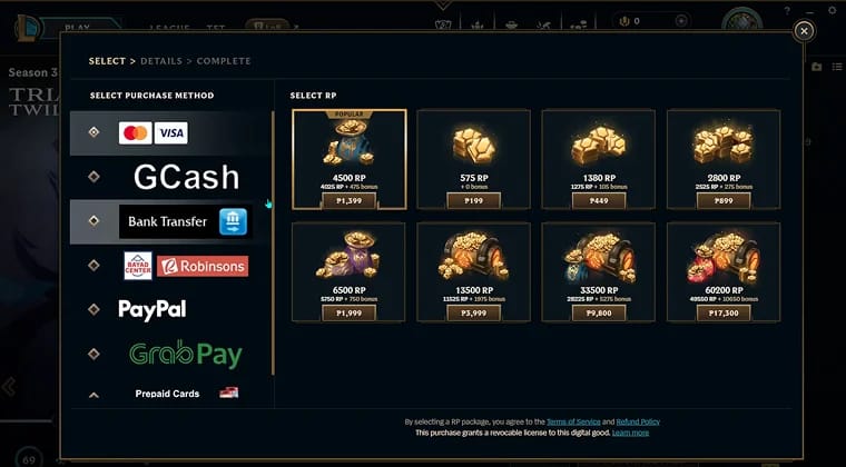Step-by-step guide to League of Legends RP chargeback consequences