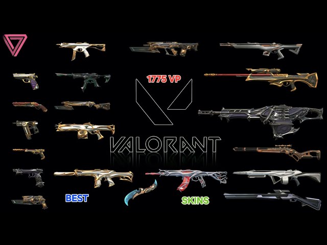 Valorant premium weapon skin collection in the in-game arsenal