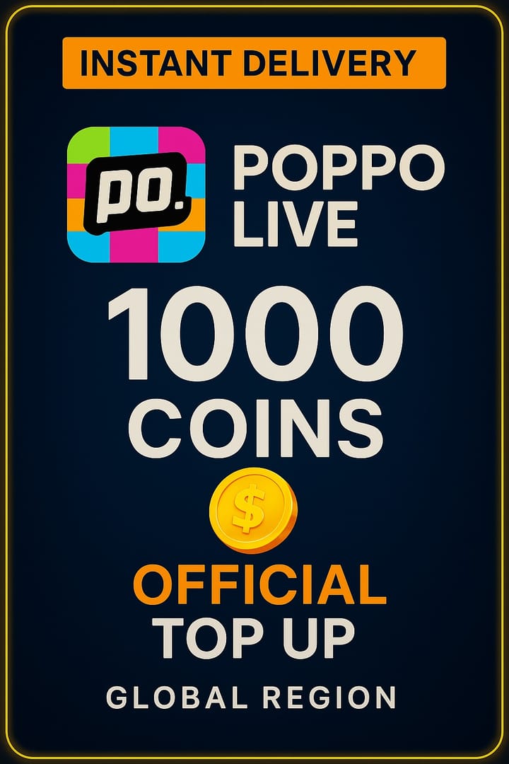 Ghid vizual pas cu pas pentru reîncărcarea sigură a Poppo Live Coins din altă țară