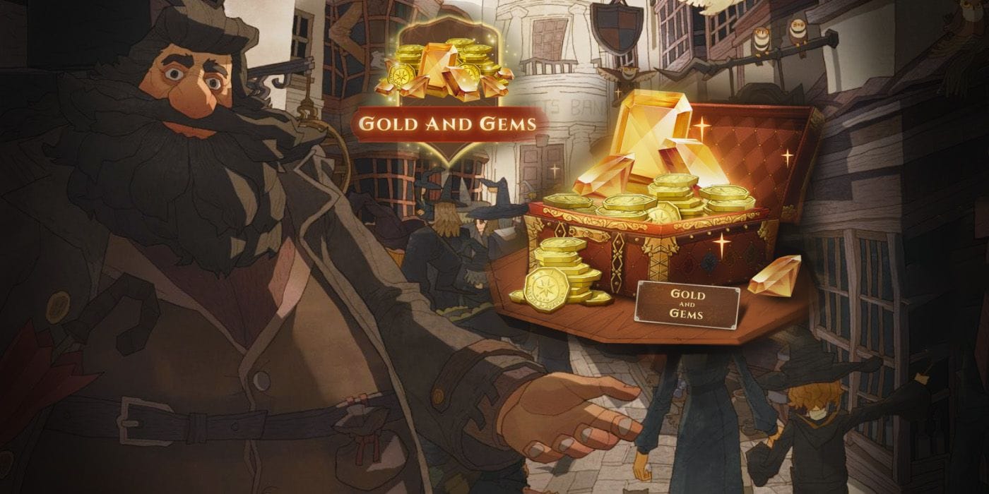 Harry Potter: Magic Awakened in-game mailbox displaying received Wizard Gold from a top-up