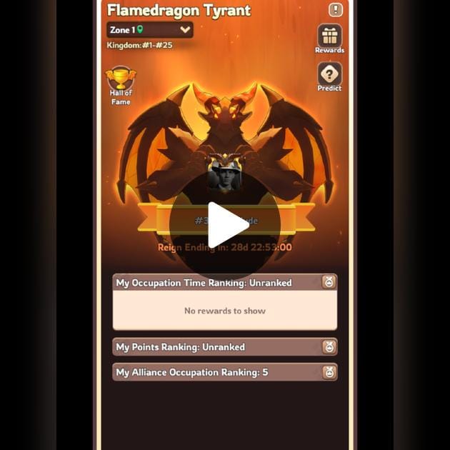 Menú de la tienda dentro del juego de Flame Dragon Tyrant para comprar moneda