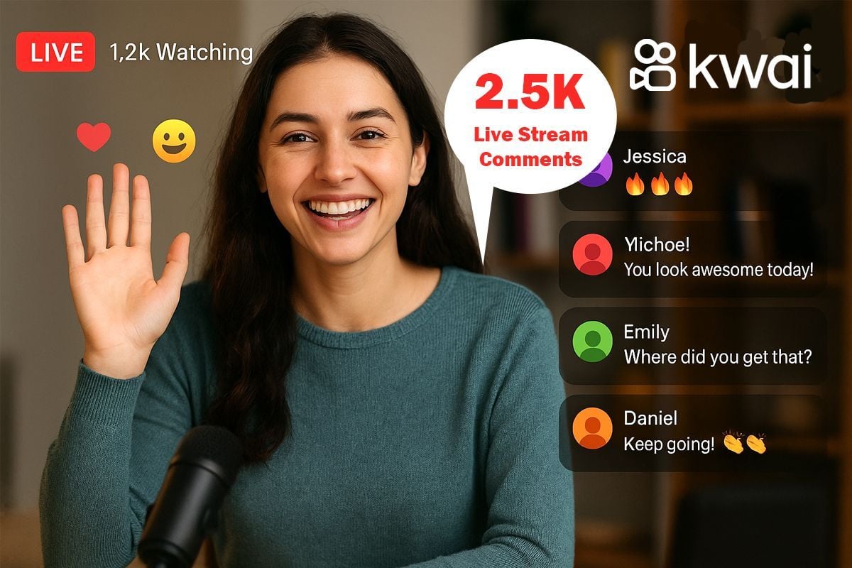 Créateur réalisant un gage amusant en live PK