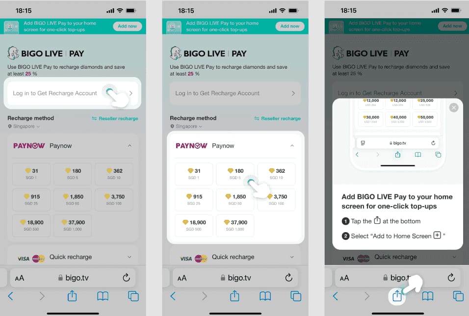 Bigo Live 鑽石安全儲值指南插圖