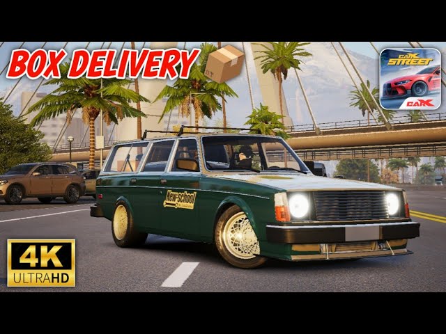 Open-world delivery run and hidden gift box search in Sunset City
