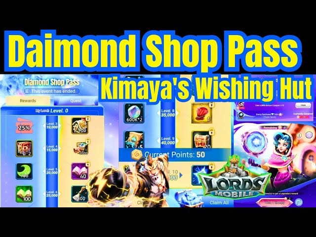 Lords Mobile Diamonds 準備ガイドビジュアル