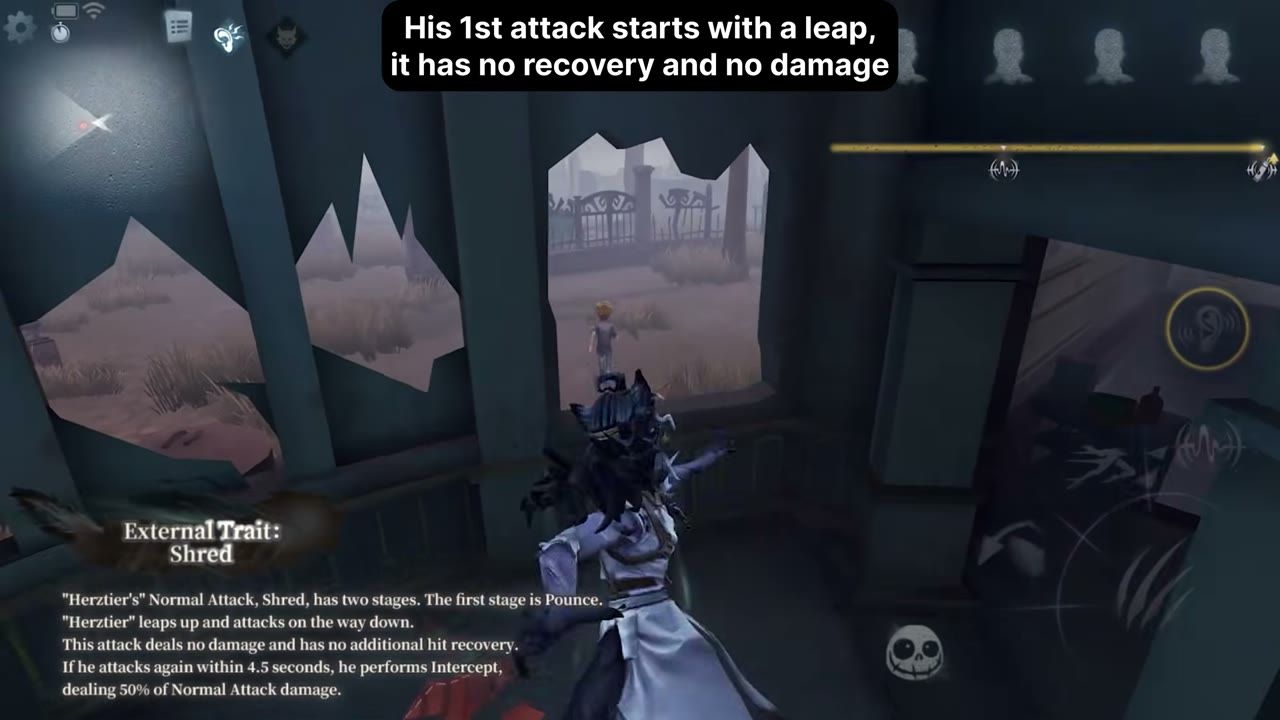 Identity V Herztier Shred Pounce attack