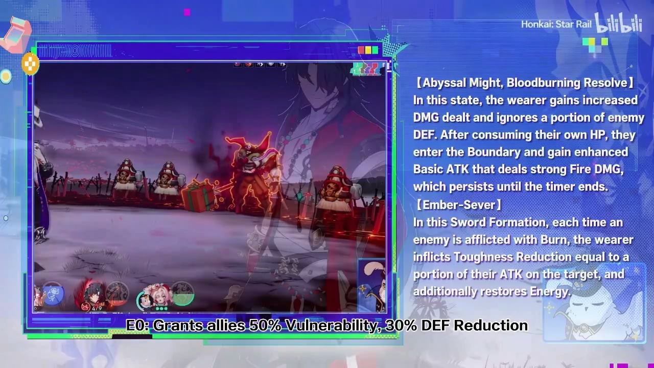 Mortenax Blade in-game skill values panel
