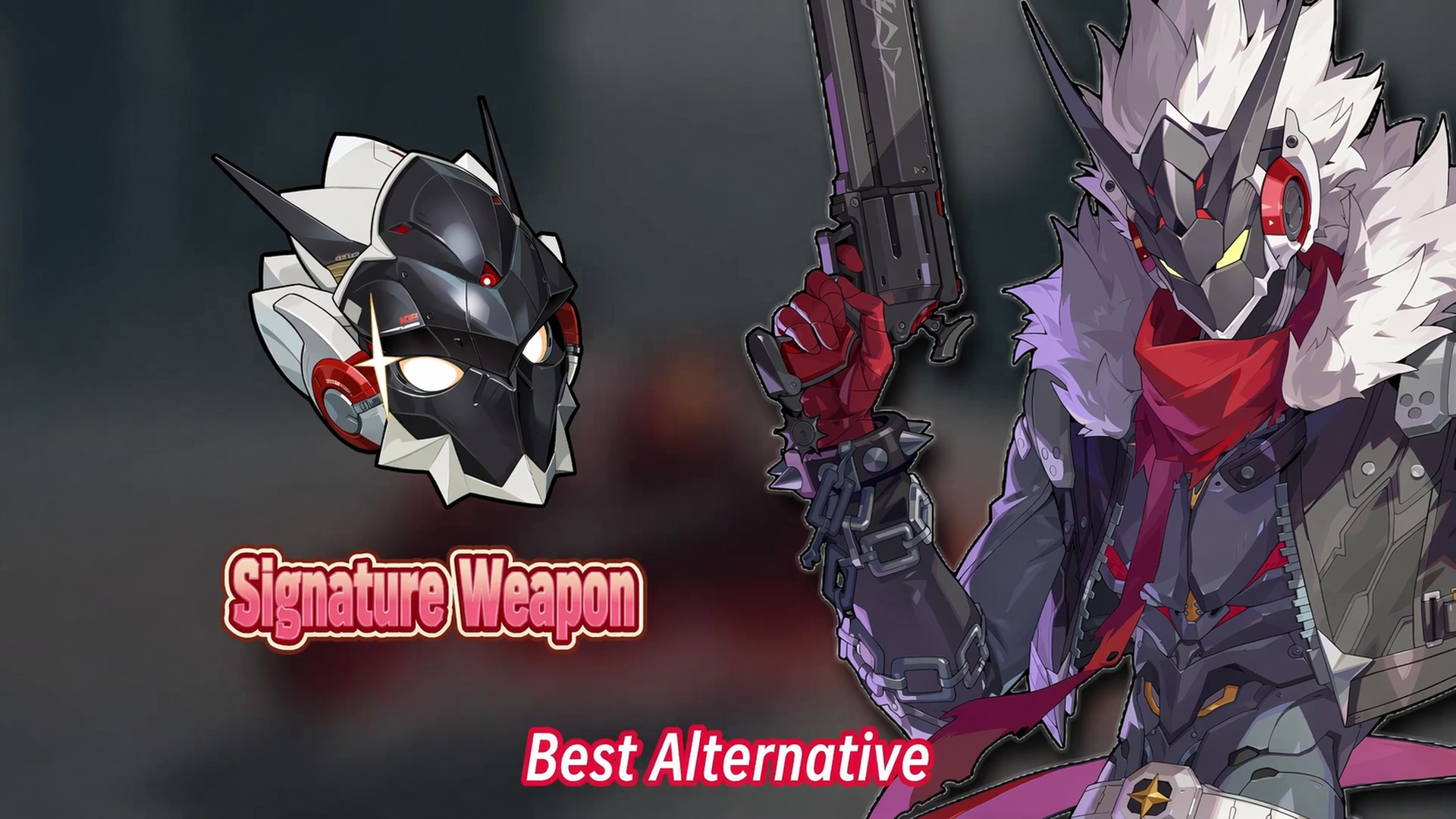 Weapon recommendation list