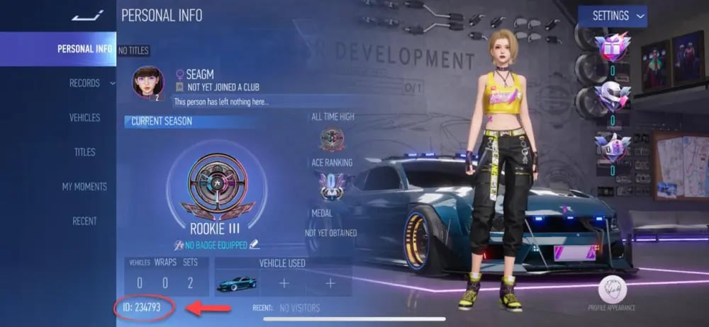 Cómo encontrar tu UID de Tokens de Ace Racer