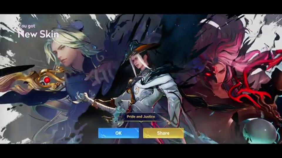 Li Xin Stolz und Gerechtigkeit – Triptychon zur Freischaltung des neuen Skins