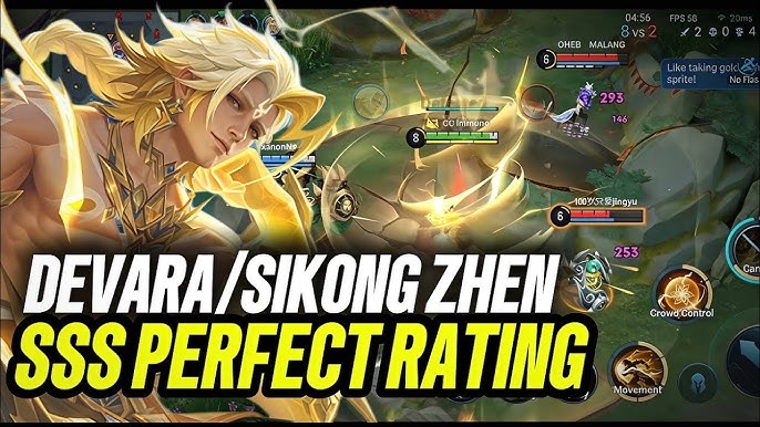 Honor of Kings Clash-Lane-Held Devara in Aktion
