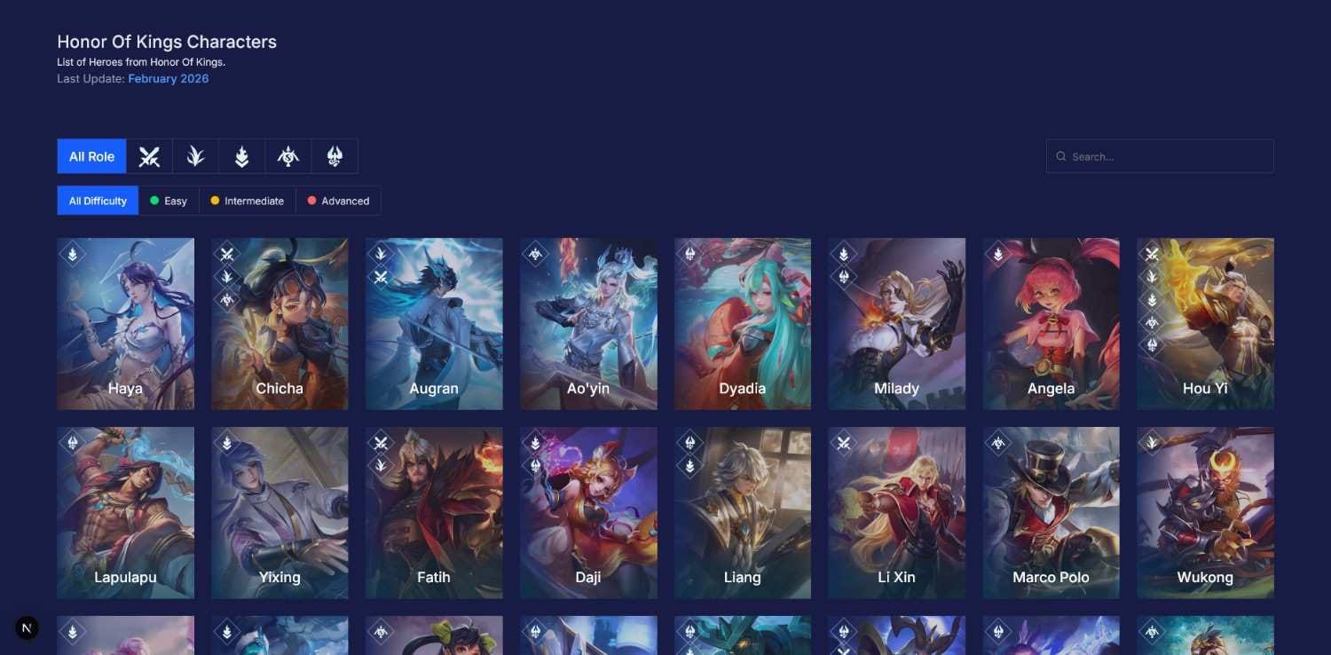 Honor of Kings Ranked-Draft-Interface, das die Helden-Bann-Phase zeigt.