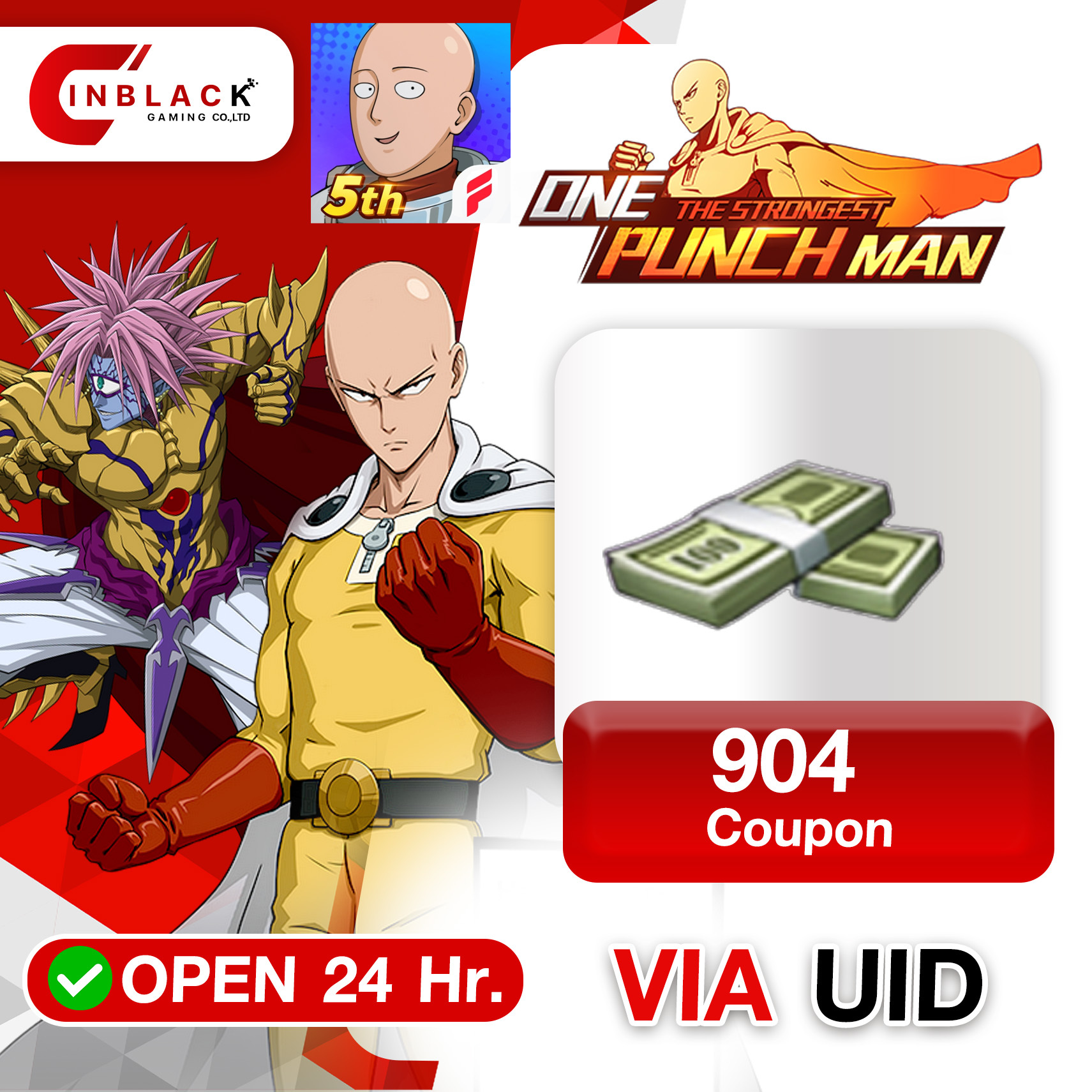 One Punch Man The Strongest coupon inventory currency icon