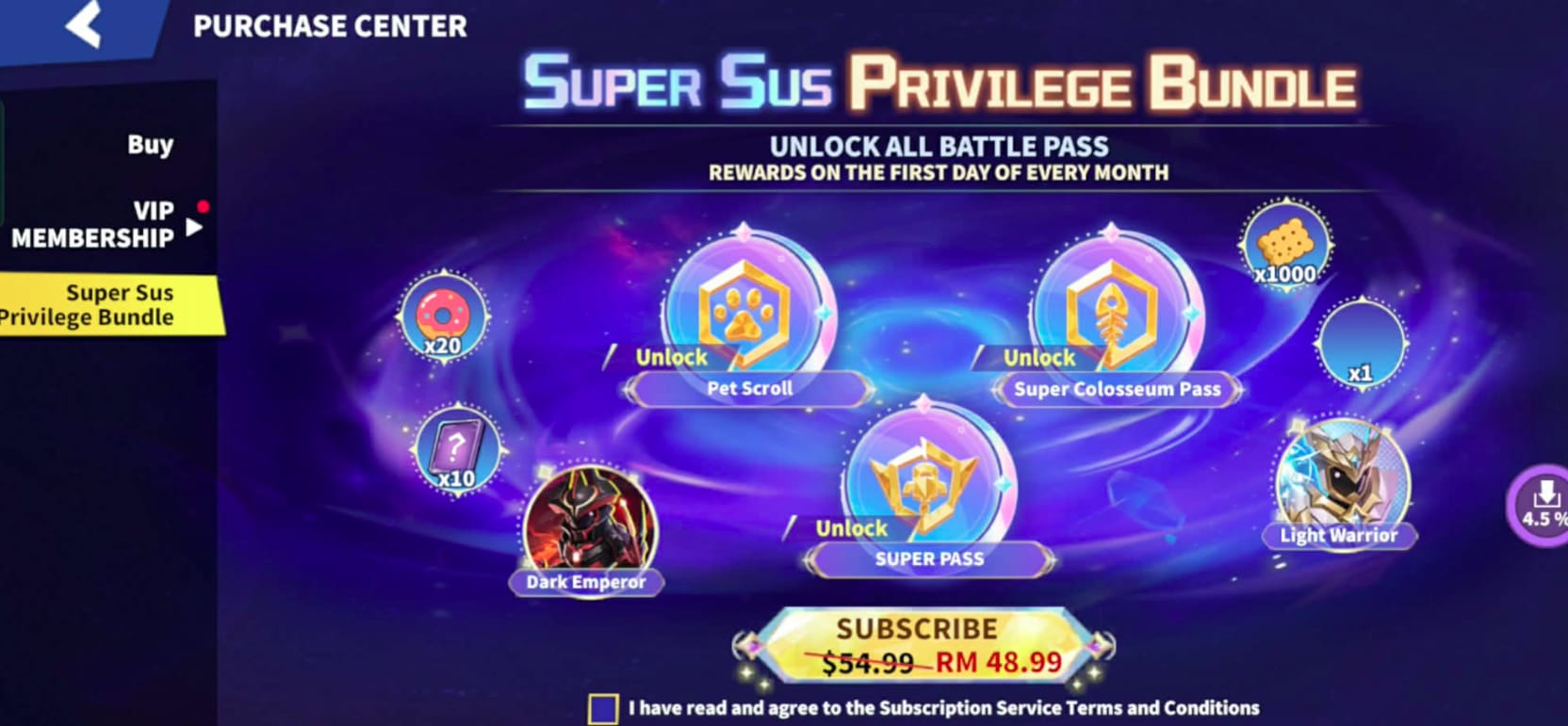 SuperSus Golden Stars & Passes 구매 복원 안내 가이드