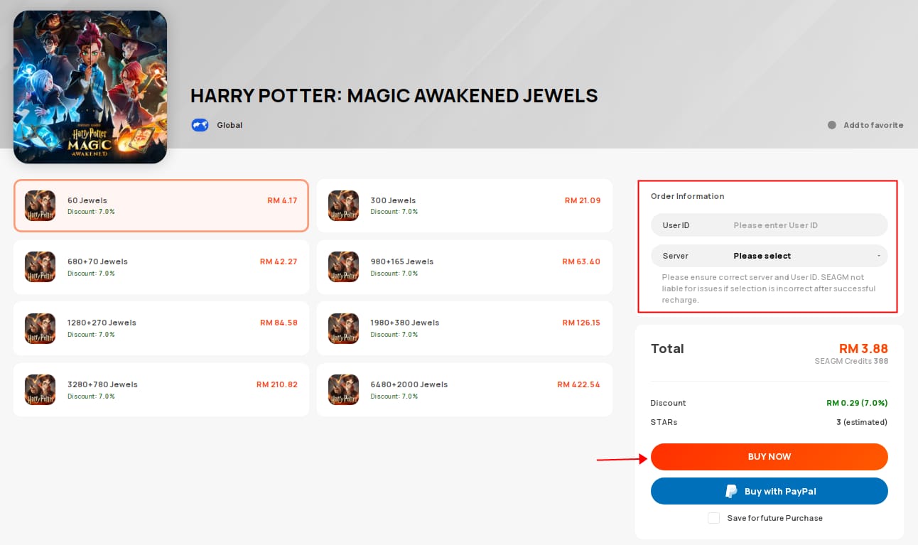 Step-by-step guide for handling pending payments in Harry Potter: Magic Awakened Top Up
