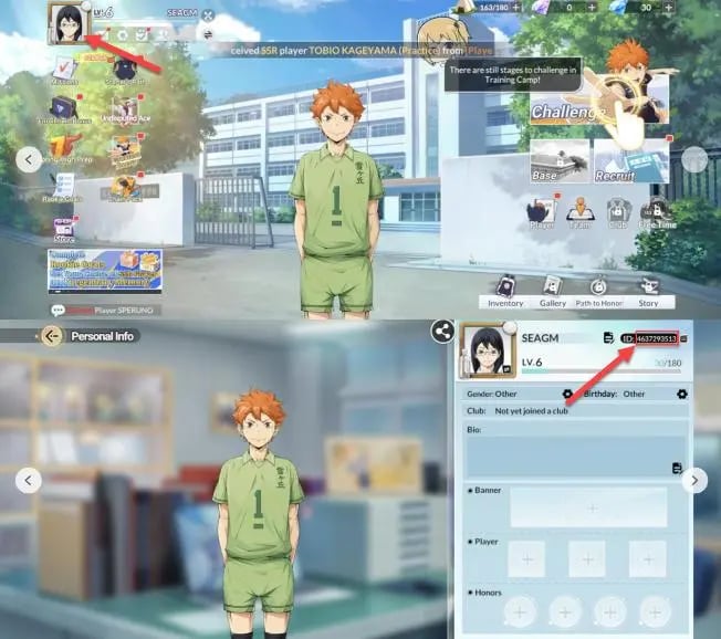 How to find your Haikyu!! Fly High UID