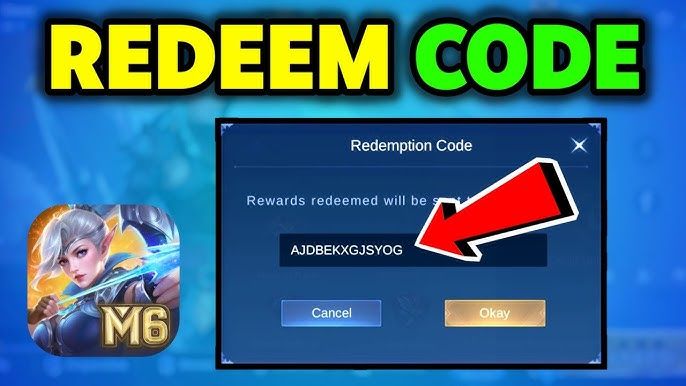 Mobile Legends official exchange redemption code interface in web browser