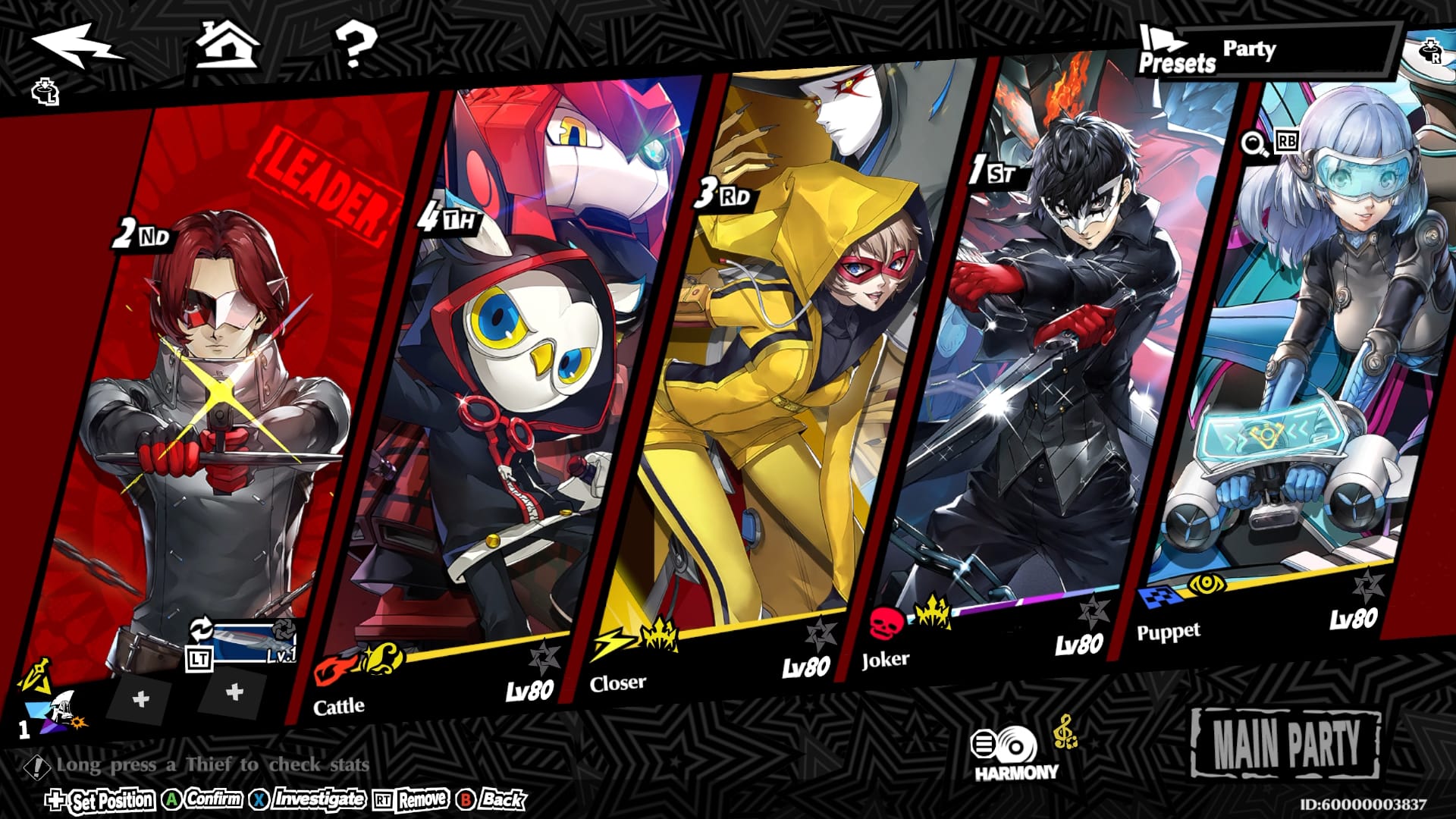 Vergleichstabelle für den Erstkauf-Bonus in Persona 5: The Phantom X