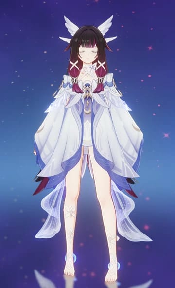 Genshin Impact character Columbina artwork