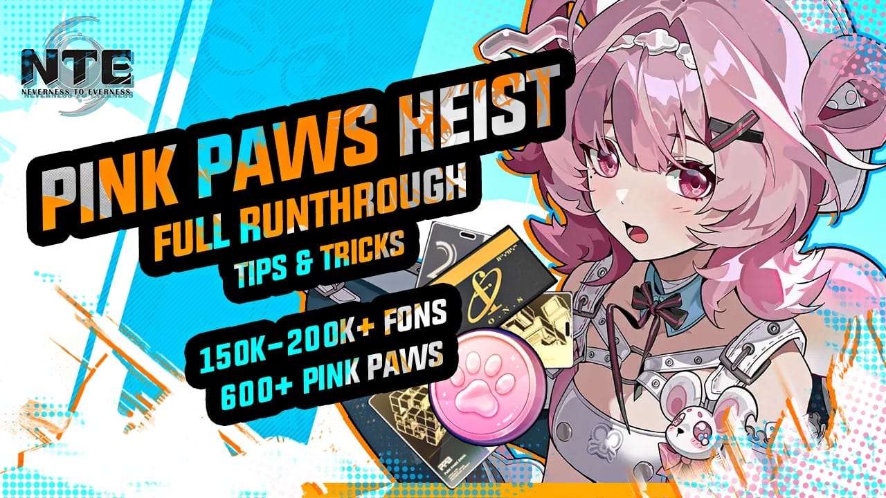 Návod na legitimní trasu Pink Paw v Neverness to Everness